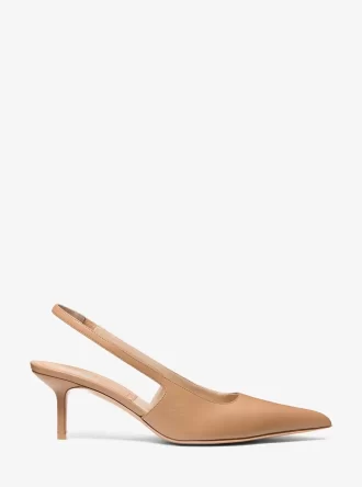 Zapato de tacón con tira en el talón Emma de piel
