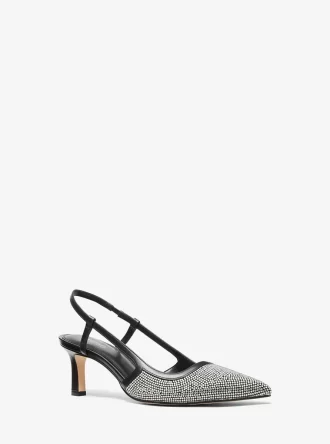 Zapato de tacón con tira trasera adornado Alora