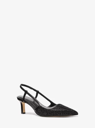 Zapato de tacón con tira trasera adornado Alora