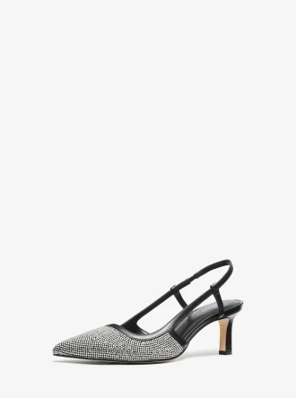 Zapato de tacón con tira trasera adornado Alora