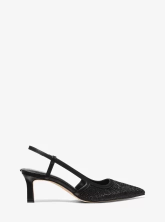 Zapato de tacón con tira trasera adornado Alora
