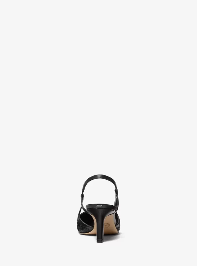 Zapato de tacón con tira trasera adornado Alora Zapato de tacón con tira trasera adornado Alora