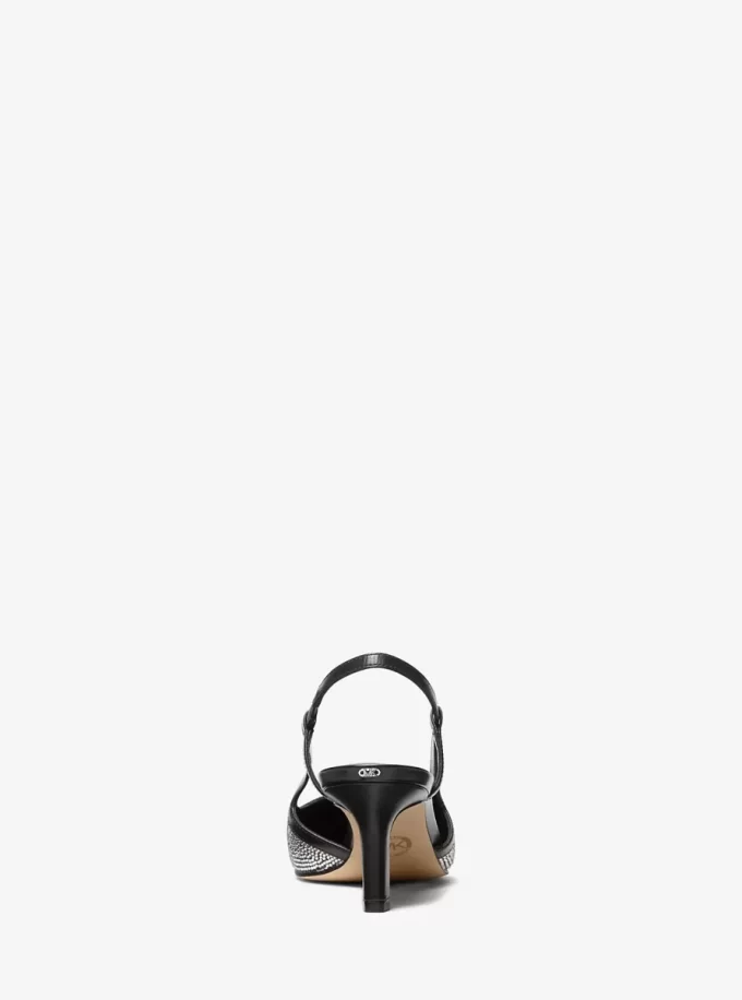 Zapato de tacón con tira trasera adornado Alora Zapato de tacón con tira trasera adornado Alora