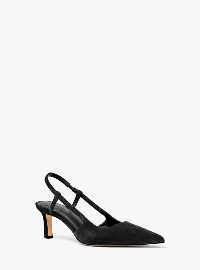 Zapato de tacón con tira trasera Alora de ante Zapato de tacón con tira trasera Alora de ante