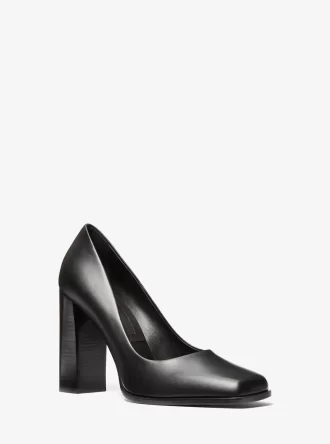 Zapato de tacón Jeanne de piel