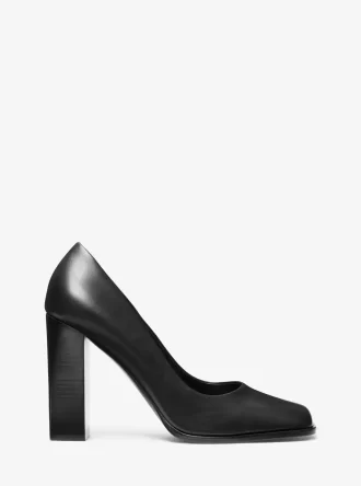 Zapato de tacón Jeanne de piel