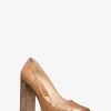Zapato de tacón Jeanne de piel con relieve de cocodrilo Zapato de tacón Jeanne de piel con relieve de cocodrilo