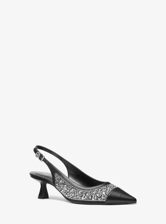 Zapatos de salón con tira trasera adornados Amali