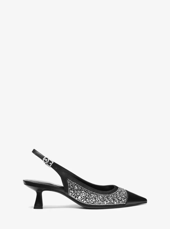 Zapatos de salón con tira trasera adornados Amali