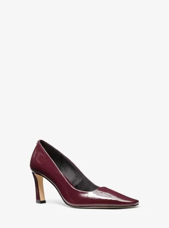 Zapatos de salón Darrah de charol craquelado
