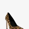 Zapatos de salón de pelo de becerro con estampado de leopardo Amara