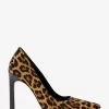 Zapatos de salón de pelo de becerro con estampado de leopardo Amara