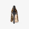 Zapatos de salón de pelo de becerro con estampado de leopardo Amara