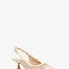 Zapatos de salón metálicos adornados Amali