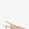 Zapatos de salón metálicos adornados Amali