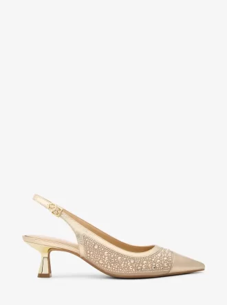 Zapatos de salón metálicos adornados Amali